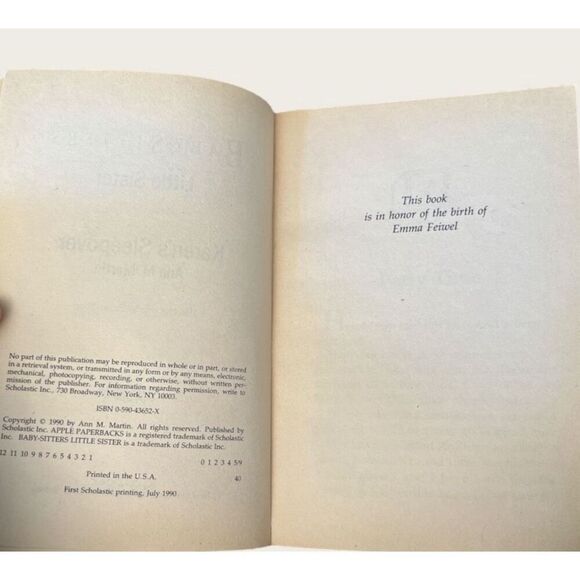 Bundle Sale 3 for $15 | Baby-Sitters Little Sister | Karen’s Sleepover #9 | 1990 - Picture 6 of 8